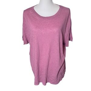We‎ The Free Woman’s Size Small Mauve Pink Tshirt Oversized Beachy Boho Relaxed